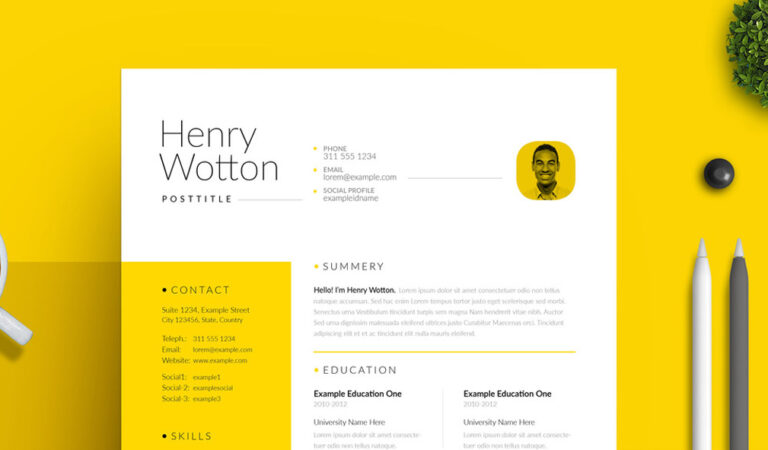 Is Your Resume Holding You Back? Elevate Your Job Application with This Minimalist InDesign CV Template